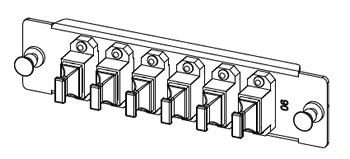 4U 72端口OM3/4 MTP機(jī)箱